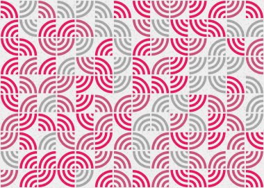 Soyut Geometrik Desen üretken hesaplama sanatı çizimi