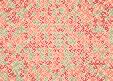 Soyut Geometrik Desen üretken hesaplama sanatı çizimi