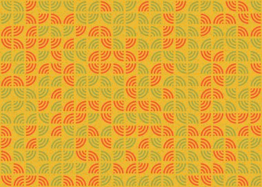 Soyut Geometrik Desen üretken hesaplama sanatı çizimi