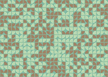Soyut Geometrik Desen üretken hesaplama sanatı çizimi
