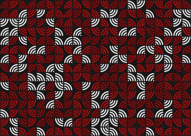 Soyut Geometrik Desen üretken hesaplama sanatı çizimi