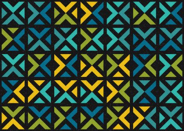 soyut geometrik desen, hesaplama sanatı illüstrasyonu