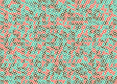 soyut geometrik desen, hesaplama sanatı illüstrasyonu