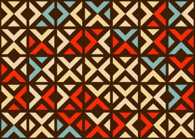 soyut geometrik desen, hesaplama sanatı illüstrasyonu