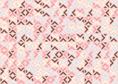 Soyut Geometrik Desen üretken hesaplama sanatı çizimi