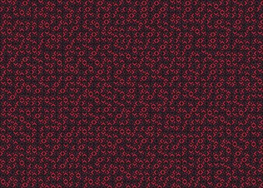 Soyut geometrik desen üretken hesaplama sanatı illüstrasyonu, fayans renk parçalarının taklidi