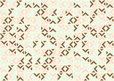 Soyut Geometrik Desen üretken hesaplama sanatı çizimi