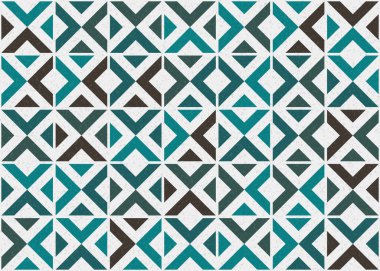 Soyut Geometrik Desen üretken hesaplama sanatı çizimi