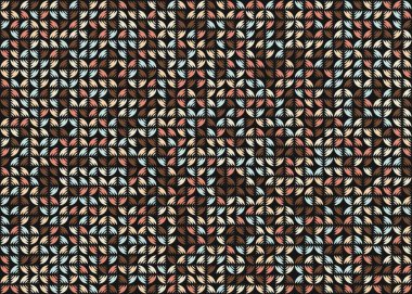 soyut geometrik desen, hesaplama sanatı illüstrasyonu