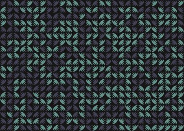 soyut geometrik desen, hesaplama sanatı illüstrasyonu