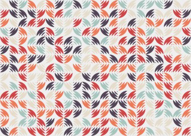 soyut geometrik desen, hesaplama sanatı illüstrasyonu