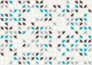 Soyut Geometrik Desen üretken hesaplama sanatı çizimi