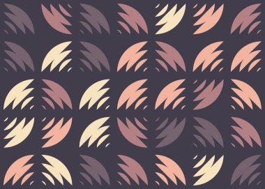 soyut geometrik desen, hesaplama sanatı illüstrasyonu