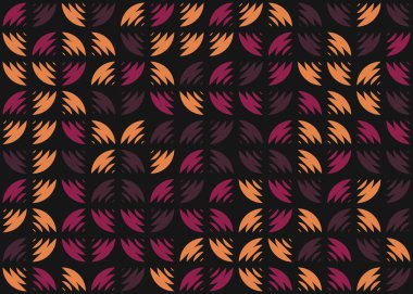 Soyut Geometrik Desen, hesaplama sanatı çizimi