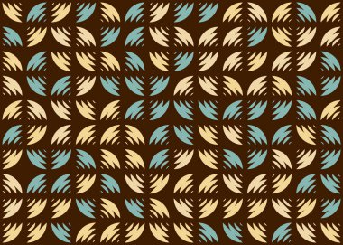 Soyut Geometrik Desen üretken hesaplama sanatı çizimi