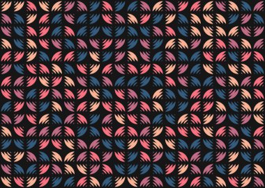 soyut geometrik desen, hesaplama sanatı illüstrasyonu