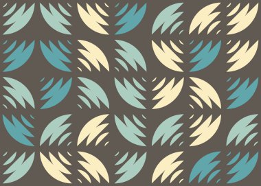 Soyut Geometrik Desen üretken hesaplama sanatı çizimi