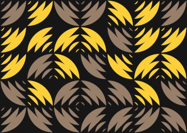 Soyut Geometrik Desen üretken hesaplama sanatı çizimi