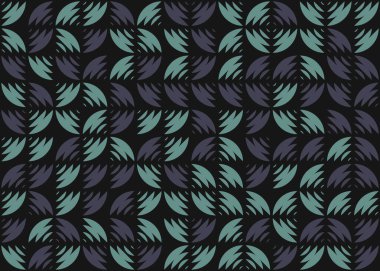 Soyut Geometrik Desen üretken hesaplama sanatı çizimi