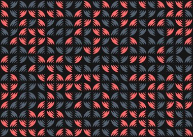 Soyut Geometrik Desen üretken hesaplama sanatı çizimi