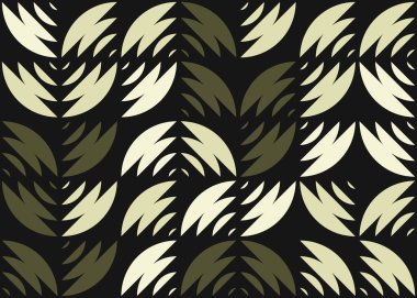 Soyut Geometrik Desen üretken hesaplama sanatı çizimi