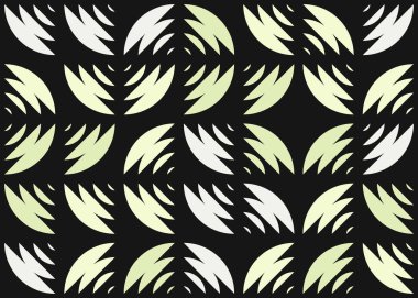 Soyut Geometrik Desen üretken hesaplama sanatı çizimi