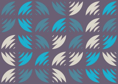 Soyut Geometrik Desen üretken hesaplama sanatı çizimi