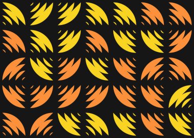 soyut geometrik desen, hesaplama sanatı illüstrasyonu