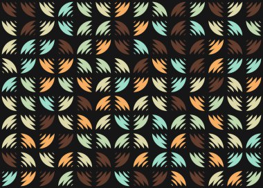 soyut geometrik desen, hesaplama sanatı illüstrasyonu