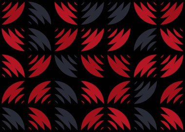 Soyut Geometrik Desen, hesaplama sanatı çizimi