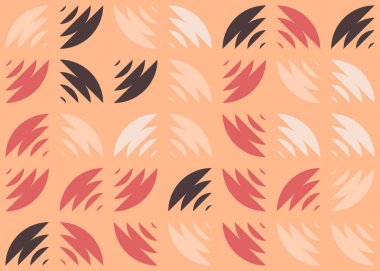 soyut geometrik desen, hesaplama sanatı illüstrasyonu