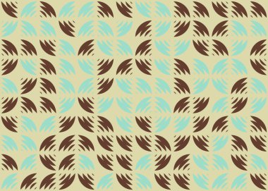 Soyut Geometrik Desen, hesaplama sanatı çizimi