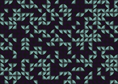 soyut geometrik desen, hesaplama sanatı illüstrasyonu