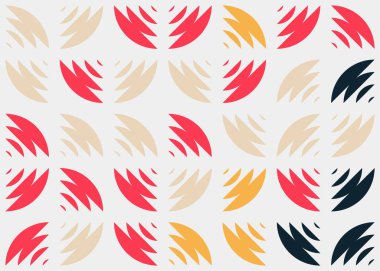 Soyut Geometrik Desen, hesaplama sanatı çizimi