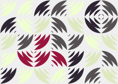 Soyut Geometrik Desen üretken hesaplama sanatı çizimi