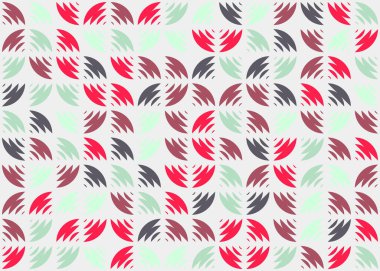 soyut geometrik desen, hesaplama sanatı illüstrasyonu