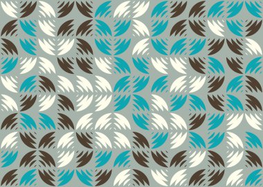 Soyut Geometrik Desen üretken hesaplama sanatı çizimi