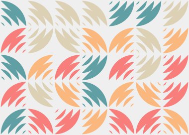 Soyut Geometrik Desen üretken hesaplama sanatı çizimi