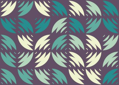 Soyut Geometrik Desen üretken hesaplama sanatı çizimi