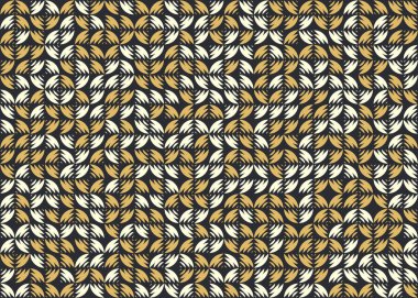 Soyut Geometrik Desen üretken hesaplama sanatı çizimi