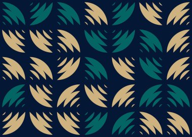 Soyut Geometrik Desen, hesaplama sanatı çizimi