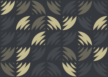 Soyut Geometrik Desen üretken hesaplama sanatı çizimi