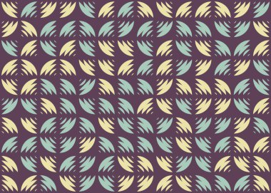 Soyut Geometrik Desen üretken hesaplama sanatı çizimi