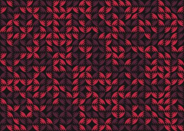 soyut geometrik desen, hesaplama sanatı illüstrasyonu