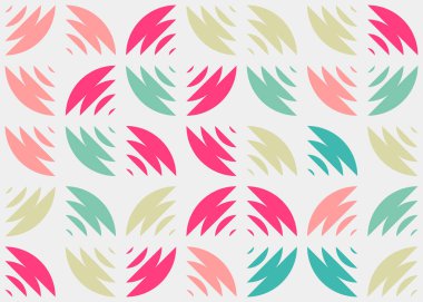 Soyut Geometrik Desen üretken hesaplama sanatı çizimi