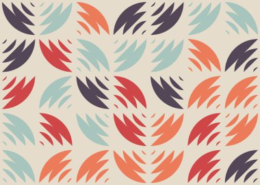 Soyut Geometrik Desen, hesaplama sanatı çizimi