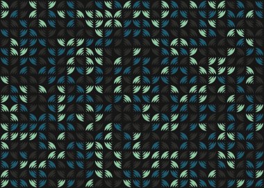 Soyut Geometrik Desen üretken hesaplama sanatı çizimi