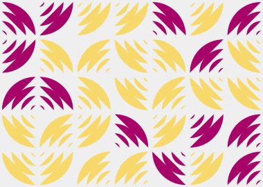 Soyut Geometrik Desen üretken hesaplama sanatı çizimi