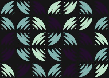 Soyut Geometrik Desen üretken hesaplama sanatı çizimi