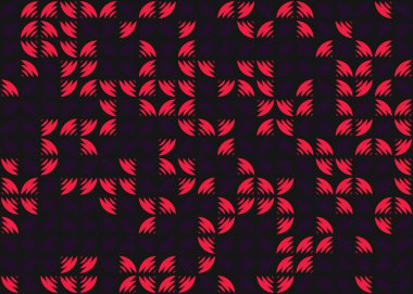 soyut geometrik desen, hesaplama sanatı illüstrasyonu